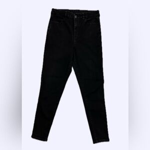American Eagle Curvy High Rise Jeggings Size 10 Regular Black